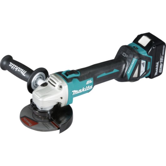 MAKITA Szlifierka kątowa DGA511RTJ 18 V, 5 Ah, śr. tarczy 125 mm
